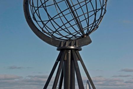 Das Nordkap auf  71°10'12''N /  25°46'53''O  Breitengrad