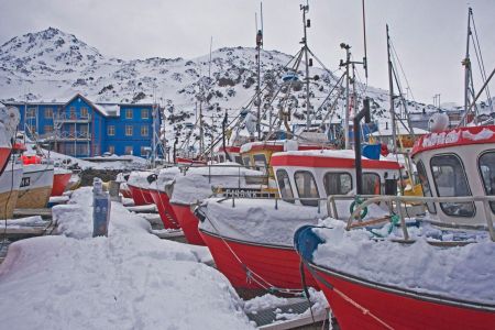 verträumter Fischerhafen in HONNINGSVAG