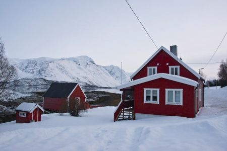 Urlaub in einer norwegischen Finca  am Fjord